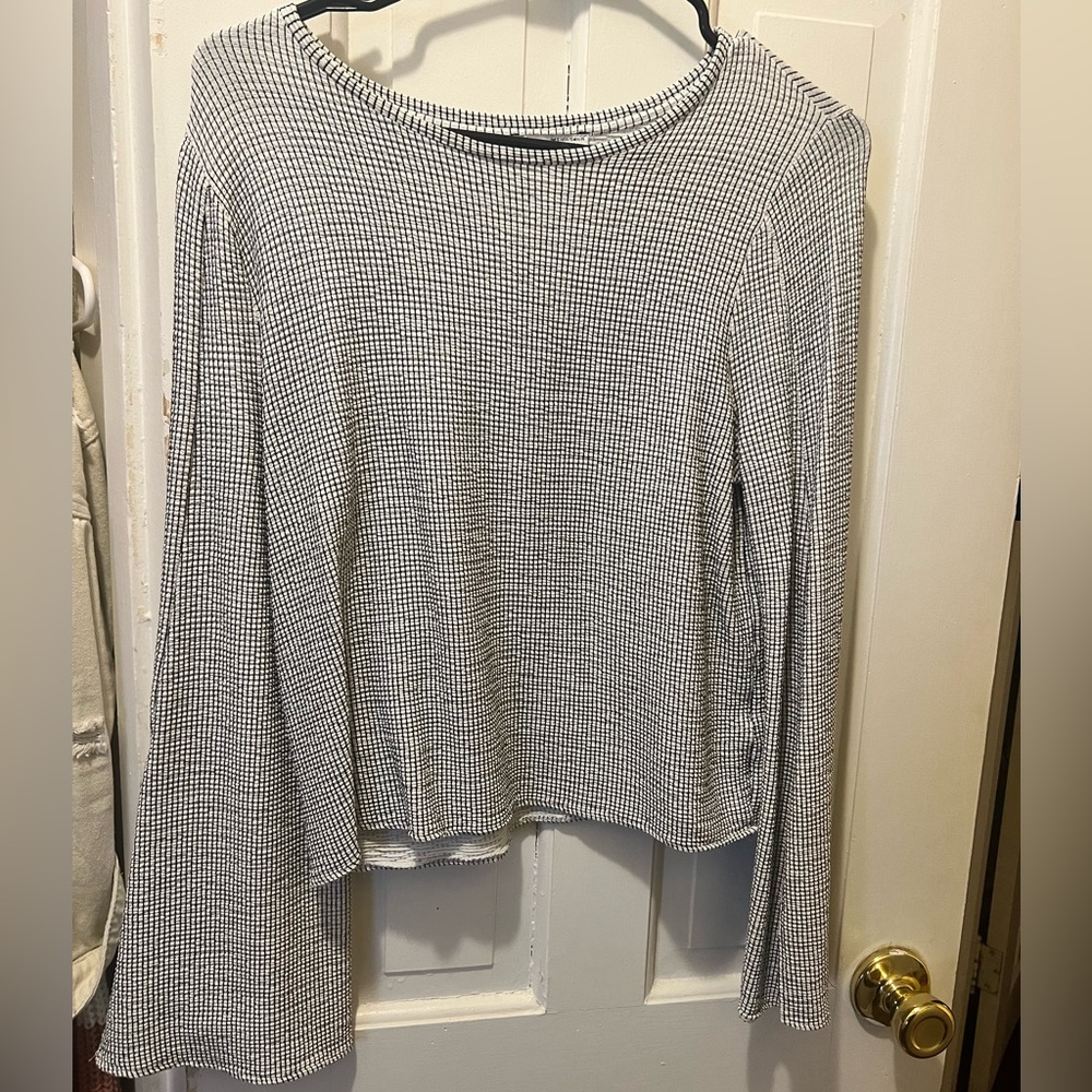 Size small grey long sleeve sweater (thicker material)